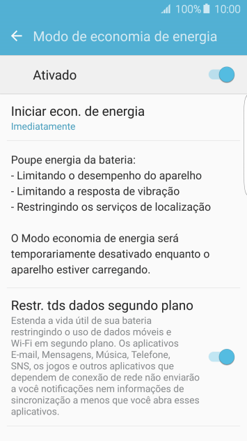 Pressione a tecla de início para finalizar e voltar à tela inicial. Pressione a tecla de início para finalizar e voltar à tela inicial.