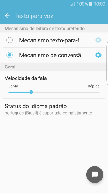 Pressione o ícone de configurações ao lado de Pressione o ícone de configurações ao lado de