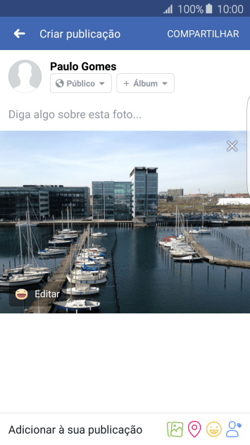 Pressione o campo de escrever, e digite o texto desejado. Pressione o campo de escrever, e digite o texto desejado.