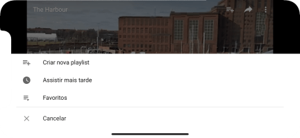 Pressione a lista de reprodução desejada. Pressione a lista de reprodução desejada.