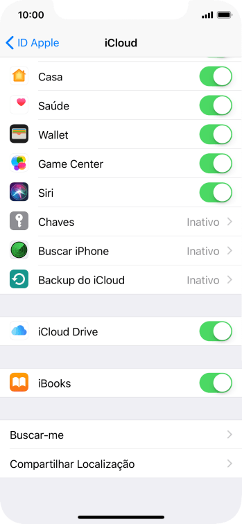 Pressione Buscar iPhone. Pressione Buscar iPhone.