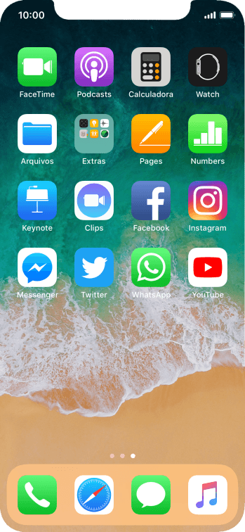 Pressione WhatsApp. Pressione WhatsApp.