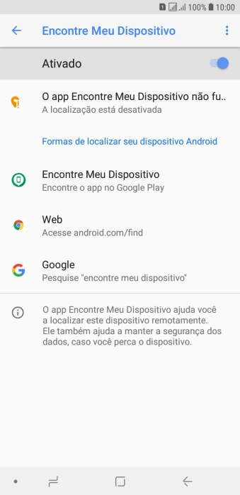 Pressione o indicador para ativar a função. Pressione o indicador para ativar a função.