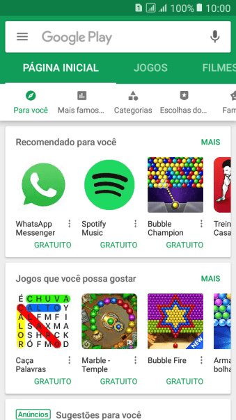 Deslize para a direita a partir do lado esquerdo da tela. Deslize para a direita a partir do lado esquerdo da tela.