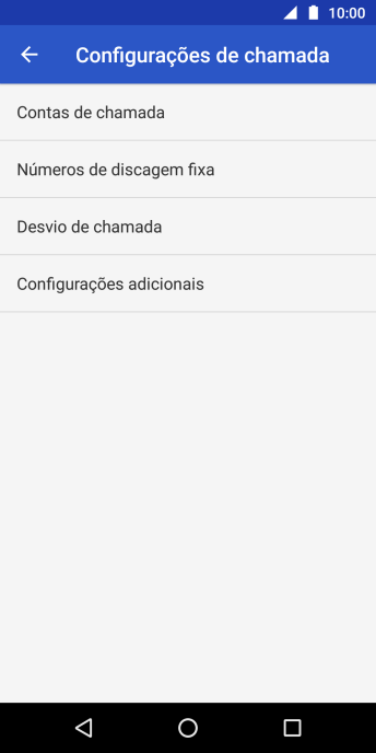Pressione Configurações adicionais. Pressione Configurações adicionais.