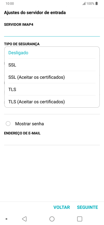 Pressione Desligado para desativar a função. Pressione Desligado para desativar a função.