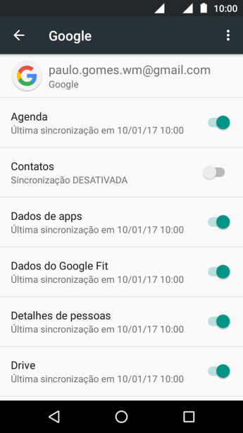 Pressione o indicador ao lado de Pressione o indicador ao lado de