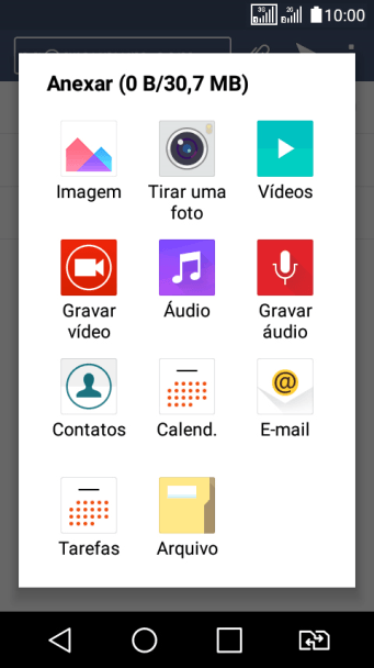 Pressione Arquivo, e navegue até o arquivo desejado. Pressione Arquivo, e navegue até o arquivo desejado.