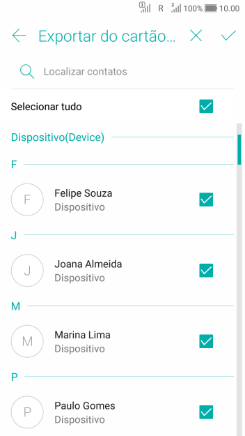 Pressione o ícone de aprovar. Pressione o ícone de aprovar.