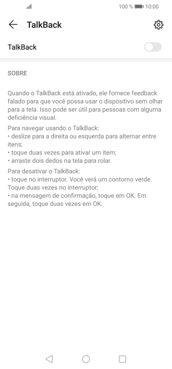 Pressione o indicador ao lado de Pressione o indicador ao lado de