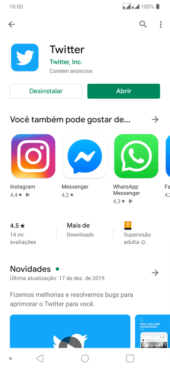 Pressione a tecla de início para finalizar e voltar à tela inicial. Pressione a tecla de início para finalizar e voltar à tela inicial.