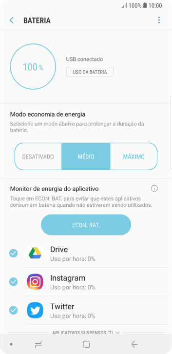 Pressione a tecla de início para finalizar e voltar à tela inicial. Pressione a tecla de início para finalizar e voltar à tela inicial.