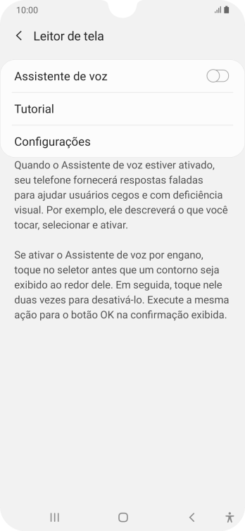 Pressione Configurações. Pressione Configurações.