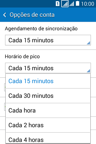 Pressione a configuração desejada. Pressione a configuração desejada.