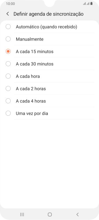 Pressione a configuração desejada. Pressione a configuração desejada.