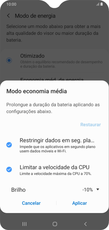 Pressione Aplicar para ativar a função. Pressione Aplicar para ativar a função.