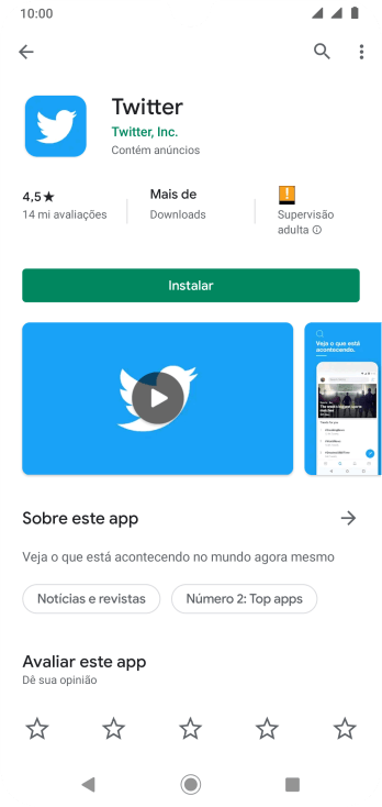 Pressione Instalar, e siga as indicações da tela para instalar o app. Pressione Instalar, e siga as indicações da tela para instalar o app.