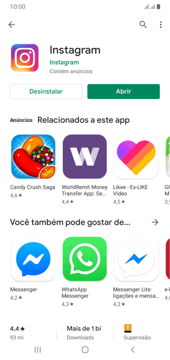 Pressione a tecla de início para finalizar e voltar à tela inicial. Pressione a tecla de início para finalizar e voltar à tela inicial.