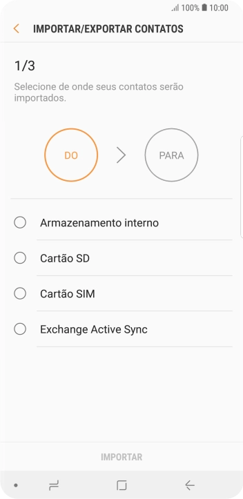 Pressione Cartão SIM. Pressione Cartão SIM.