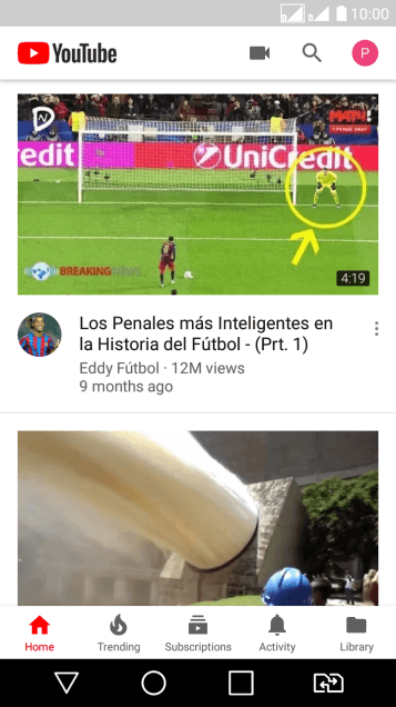 Pressione o ícone de fazer upload. Pressione o ícone de fazer upload.
