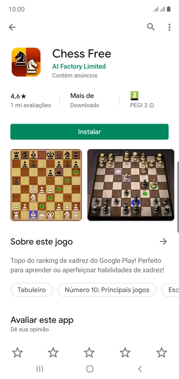 Pressione Instalar, e siga as indicações da tela para instalar o app. Pressione Instalar, e siga as indicações da tela para instalar o app.