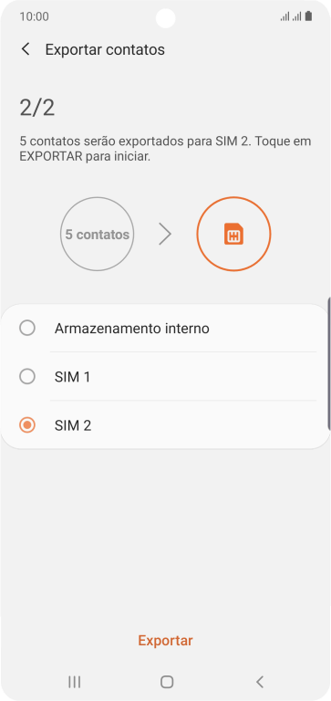 Pressione Exportar. Pressione Exportar.