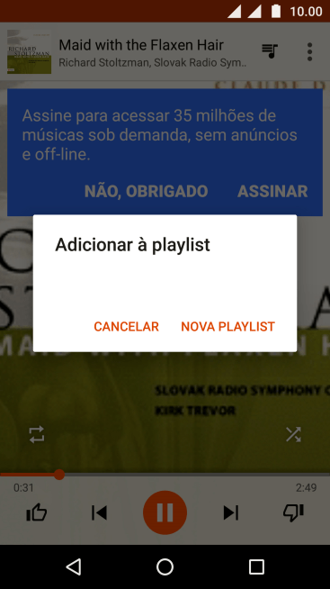 Pressione NOVA PLAYLIST. Pressione NOVA PLAYLIST.