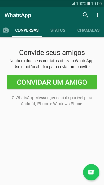 Pressione a tecla de início para finalizar e voltar à tela inicial. Pressione a tecla de início para finalizar e voltar à tela inicial.