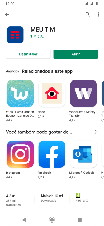 Pressione a tecla de início para finalizar e voltar à tela inicial. Pressione a tecla de início para finalizar e voltar à tela inicial.
