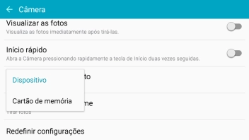 Pressione Dispositivo para salvar os vídeos na memória do celular. Pressione Dispositivo para salvar os vídeos na memória do celular.