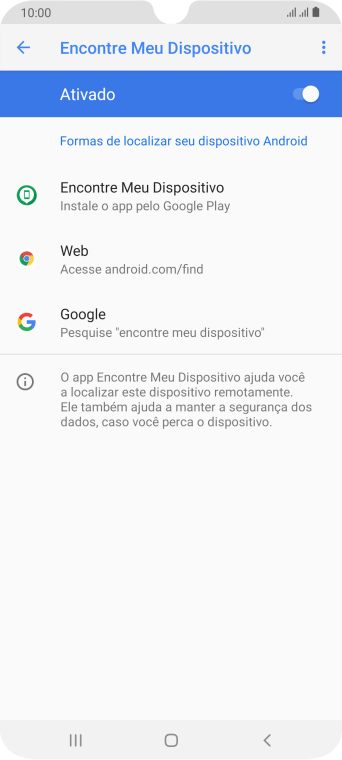 Pressione a tecla de início para finalizar e voltar à tela inicial. Pressione a tecla de início para finalizar e voltar à tela inicial.