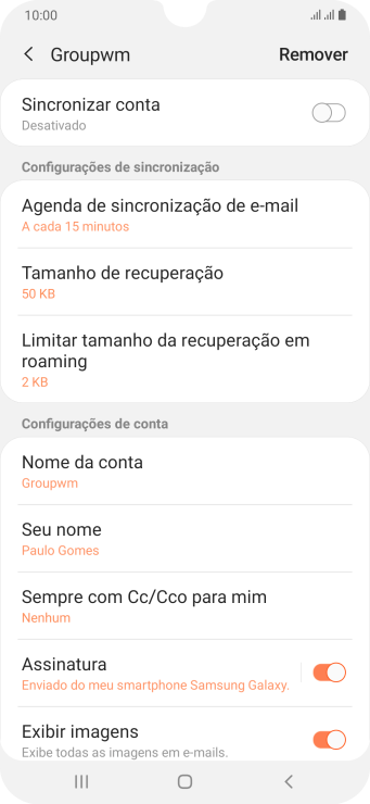 Pressione o indicador ao lado de Pressione o indicador ao lado de
