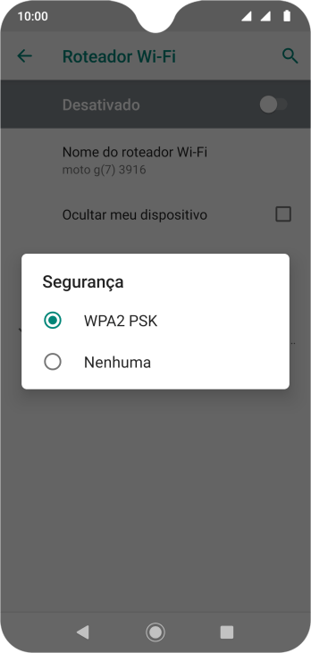 Pressione WPA2 PSK para proteger seu Roteador Wi-Fi com uma senha. Pressione WPA2 PSK para proteger seu Roteador Wi-Fi com uma senha.