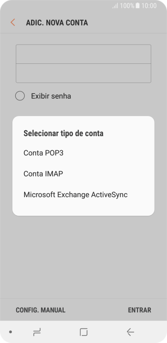 Pressione Conta IMAP. Pressione Conta IMAP.