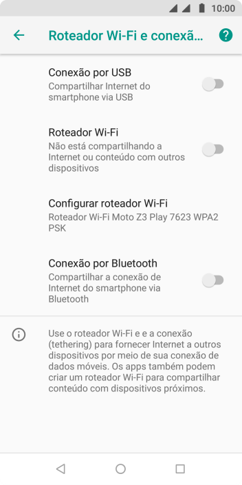 Pressione Configurar roteador Wi-Fi. Pressione Configurar roteador Wi-Fi.