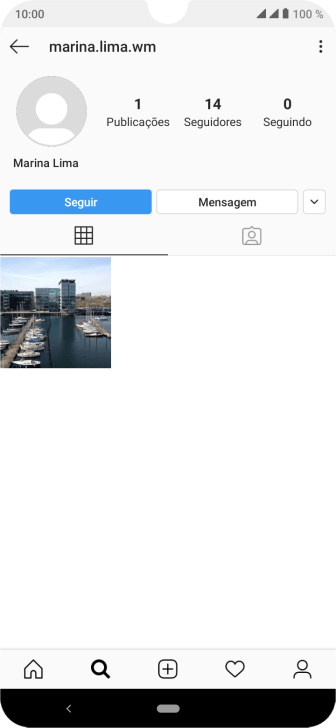 Pressione Seguir. Pressione Seguir.