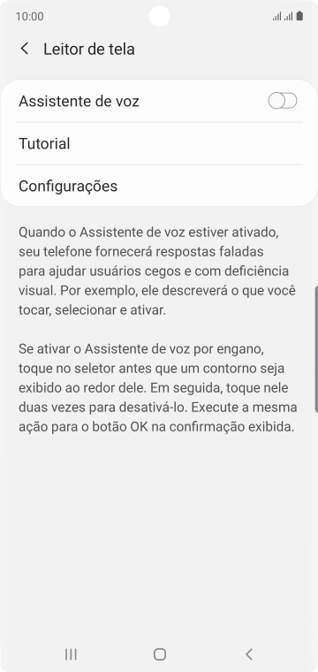 Pressione Configurações. Pressione Configurações.