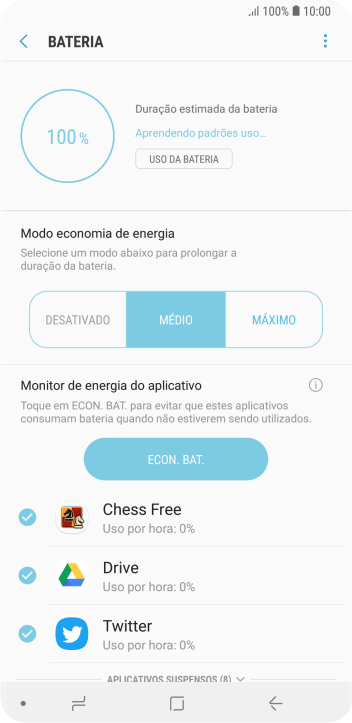 Pressione a tecla de início para finalizar e voltar à tela inicial. Pressione a tecla de início para finalizar e voltar à tela inicial.