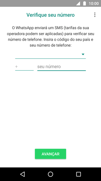 Pressione a lista suspensa. Pressione a lista suspensa.