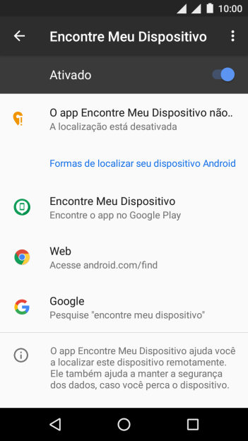 Pressione o indicador para ativar a função. Pressione o indicador para ativar a função.