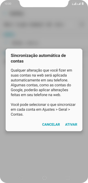 Pressione ATIVAR para ativar a função. Pressione ATIVAR para ativar a função.