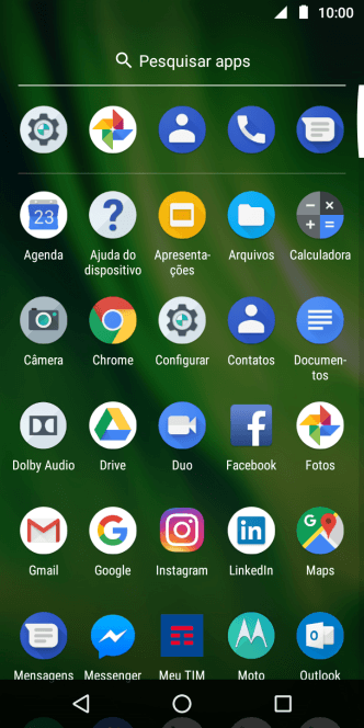 Pressione Fotos, e navegue até a pasta desejada. Pressione Fotos, e navegue até a pasta desejada.