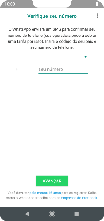 Pressione a lista suspensa. Pressione a lista suspensa.