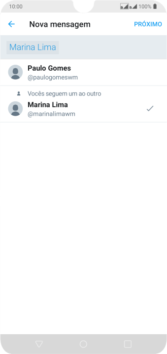 Pressione PRÓXIMO. Pressione PRÓXIMO.