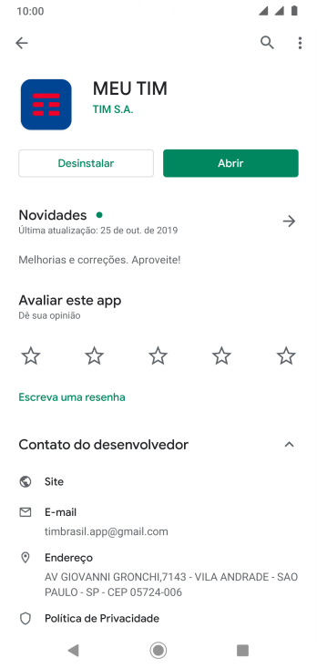 Pressione a tecla de início para finalizar e voltar à tela inicial. Pressione a tecla de início para finalizar e voltar à tela inicial.