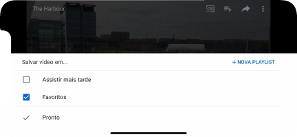 Pressione a lista de reprodução desejada. Pressione a lista de reprodução desejada.