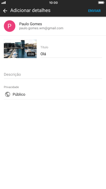 Digite o texto desejado, e pressione ENVIAR. Digite o texto desejado, e pressione ENVIAR.