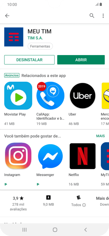 Pressione a tecla de início para finalizar e voltar à tela inicial. Pressione a tecla de início para finalizar e voltar à tela inicial.