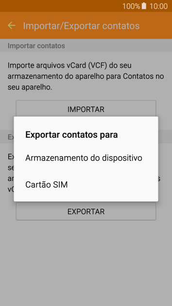 Pressione Cartão SIM. Pressione Cartão SIM.