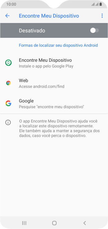 Pressione o indicador para ativar a função. Pressione o indicador para ativar a função.